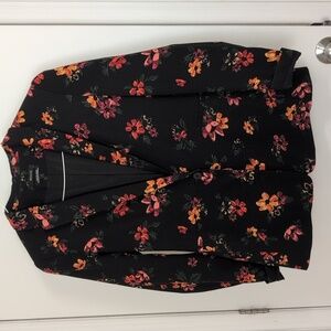 ZARA FLORAL JACKET SIZE 6